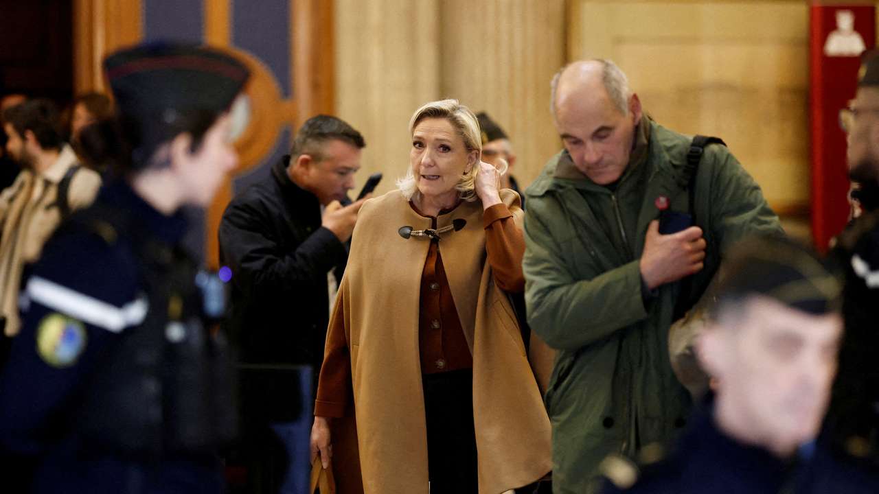 Appeal hearing of French far-right RN leader Marine Le Pen and her co-defendants over misuse of EU funds at Paris court