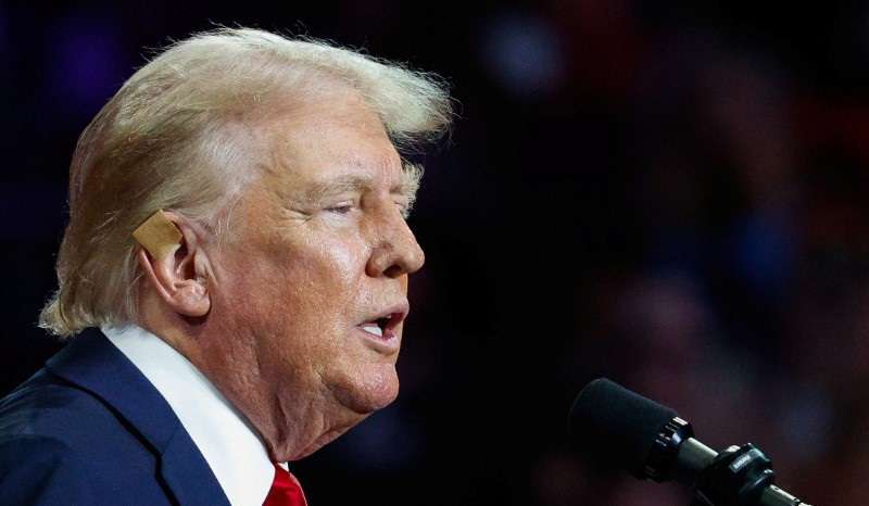 Republican presidential nominee and former U.S. President Trump campaigns in Charlotte