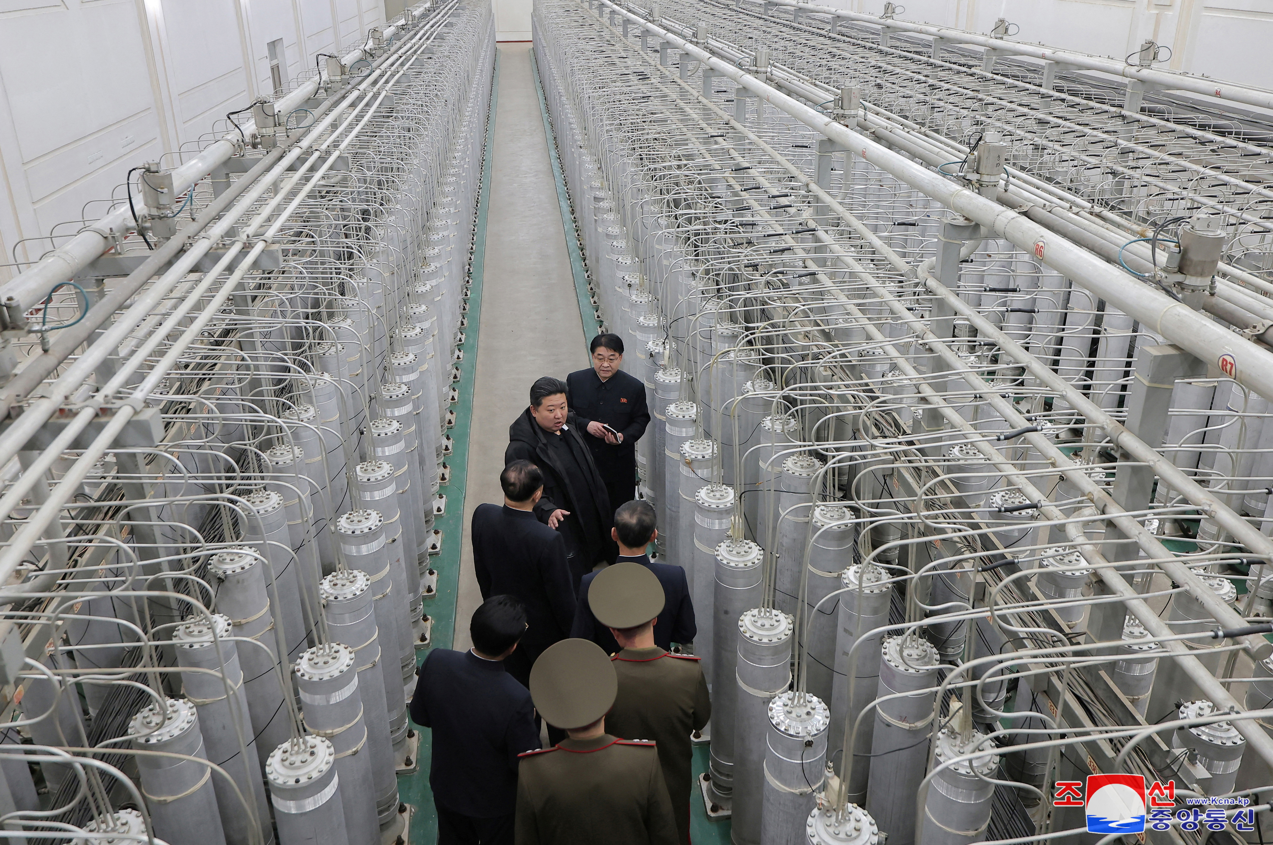 North Korean leader Kim Jong Un visits the country's nuclear material production base
