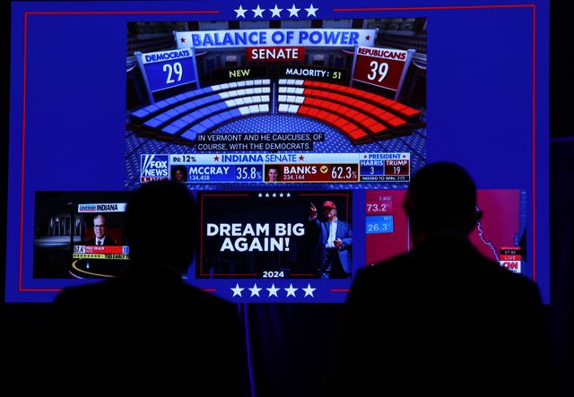 2024 U.S. Presidential Election Night, at Palm Beach County Convention Center, in West Palm Beach, Florida