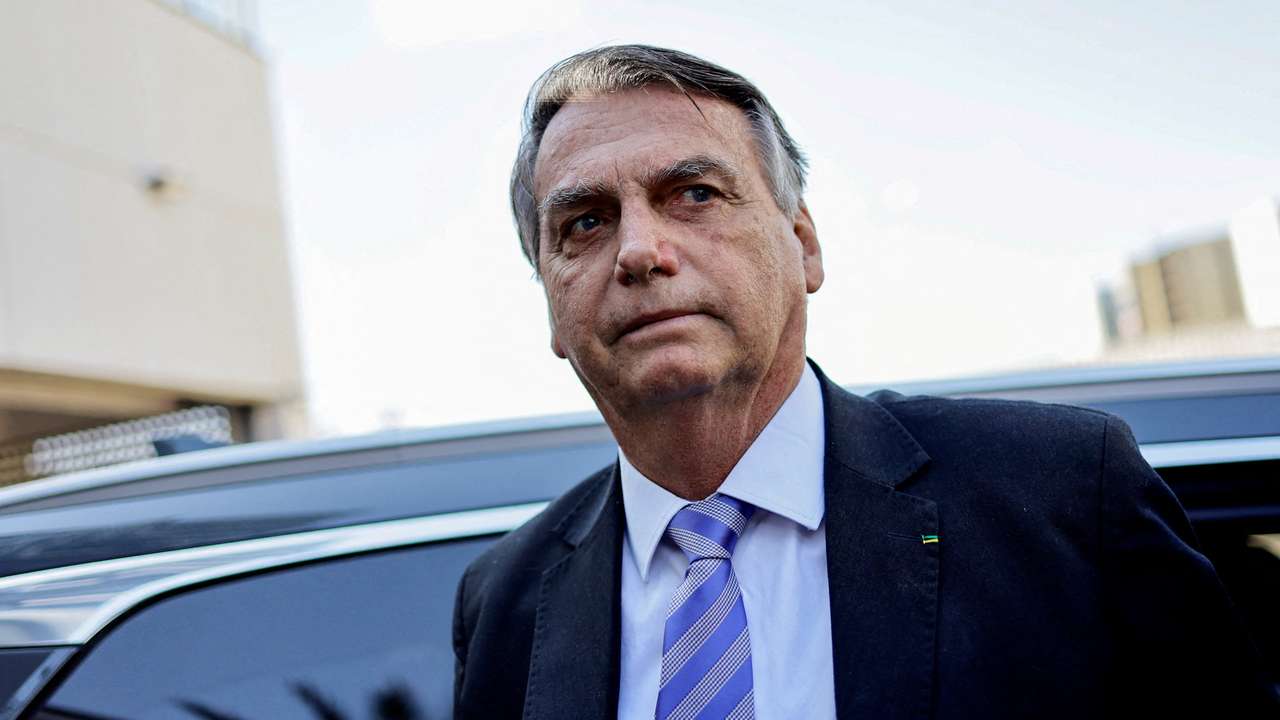 FILE PHOTO: Former Brazilian President Jair Bolsonaro testifies on the January 8 riots, in Brasilia