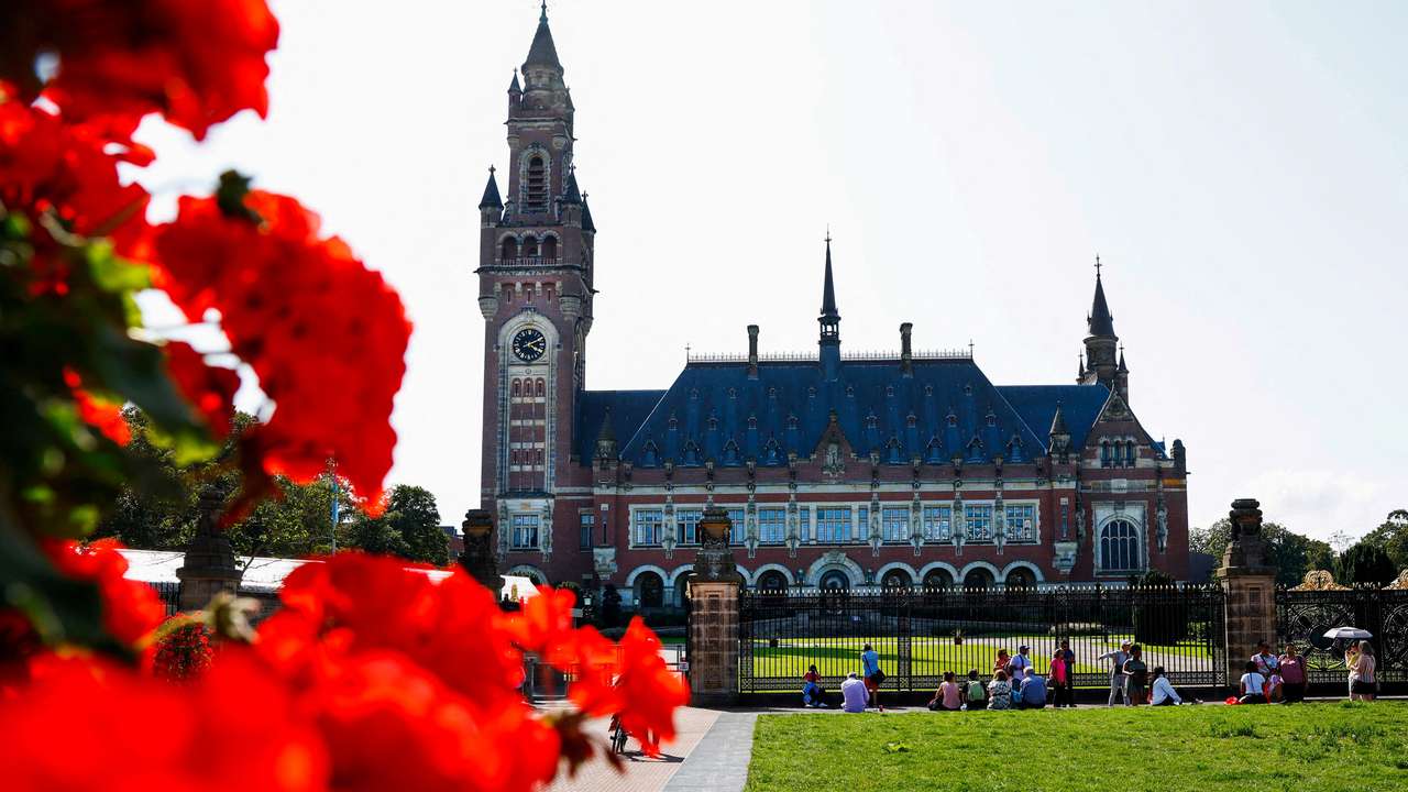 FILE PHOTO: A general view of the International Court of Justice in The Hague