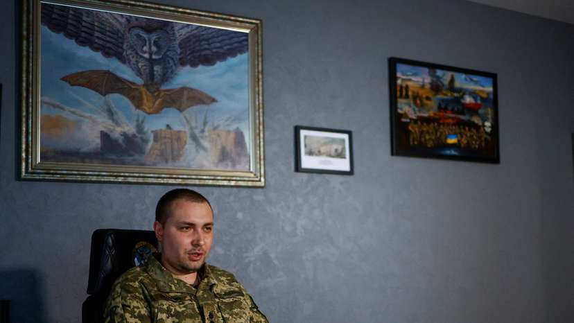 Ukraine's Military Intelligence chief Budanov attends an interview with Reuters in Kyiv