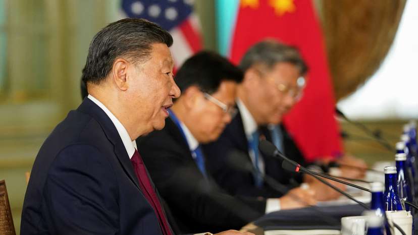 U.S. President Joe Biden meets with Chinese President Xi Jinping on the sidelines of APEC summit, in Woodside