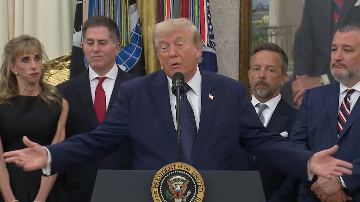 Trump on red card