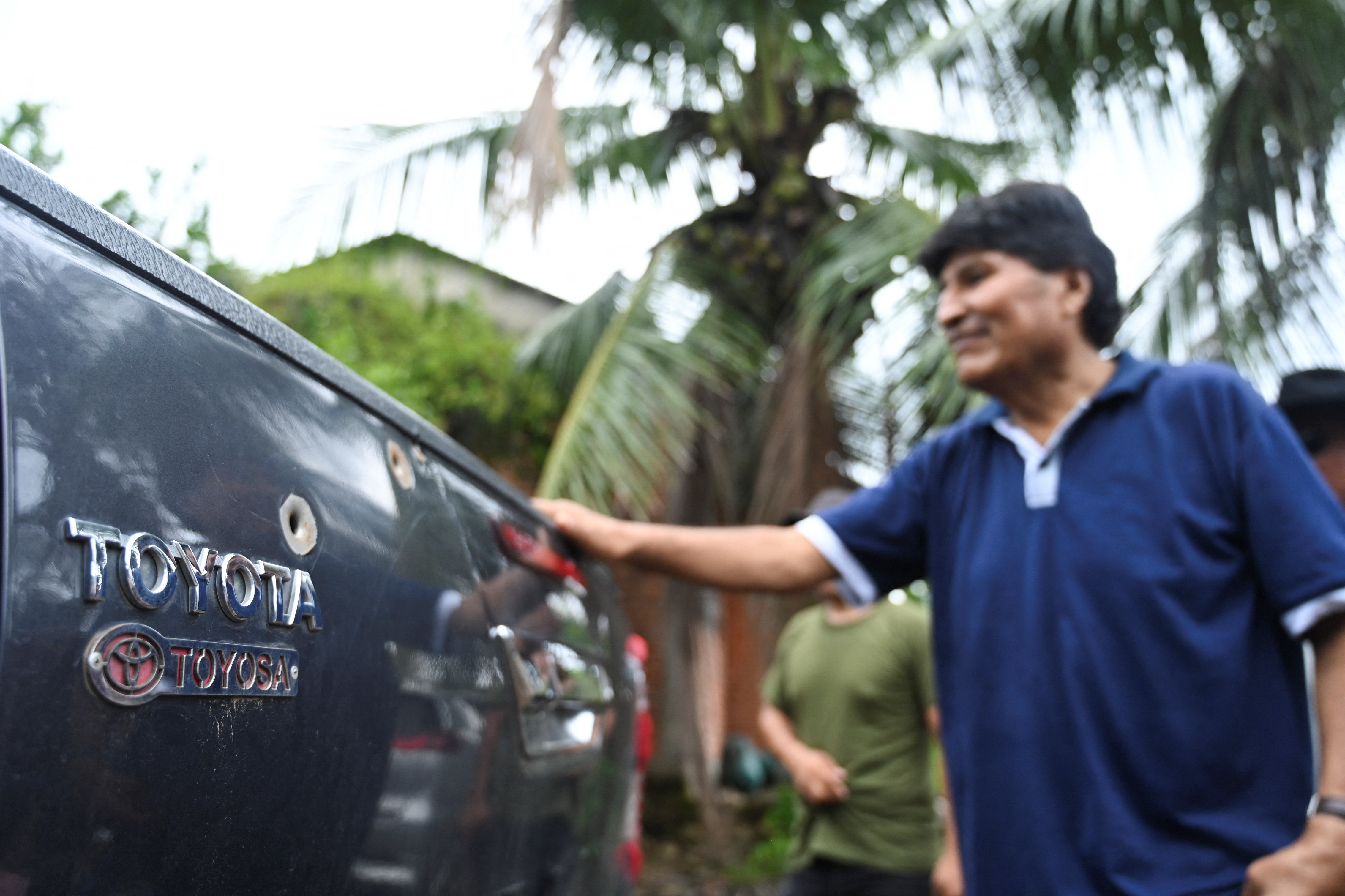 Bolivia's former President Evo Morales speaks to Reuters