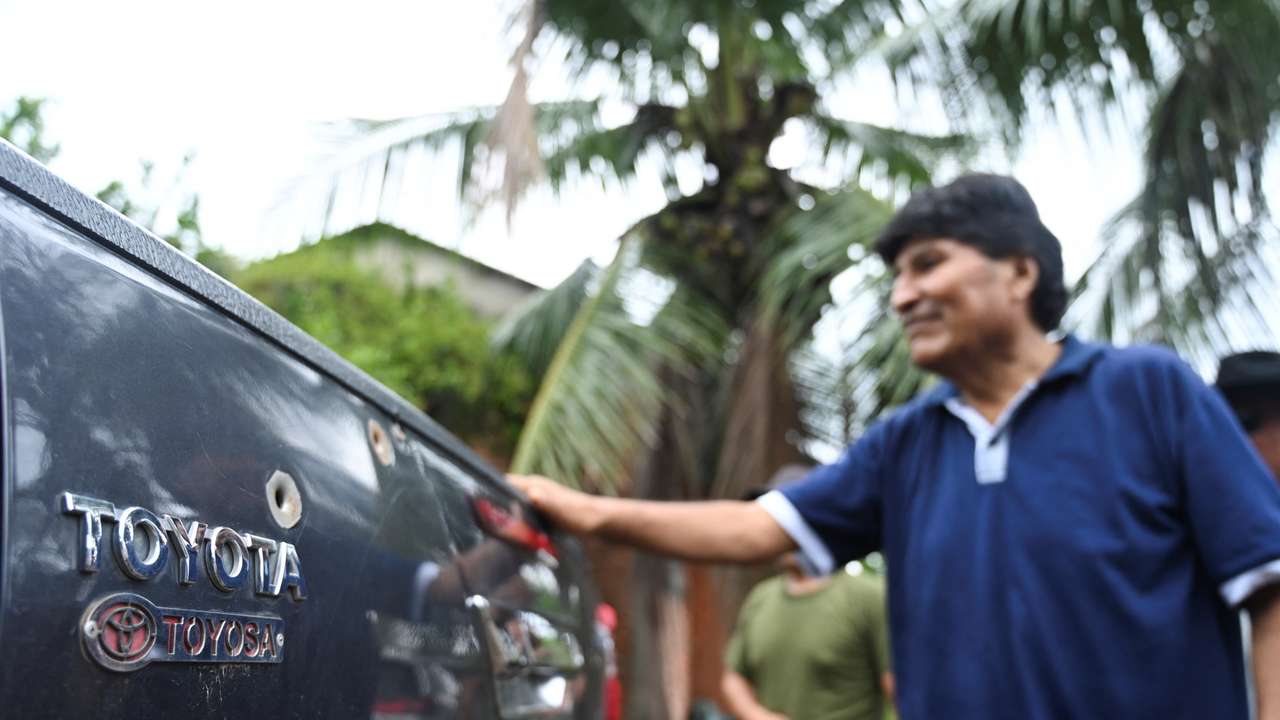 Bolivia's former President Evo Morales speaks to Reuters