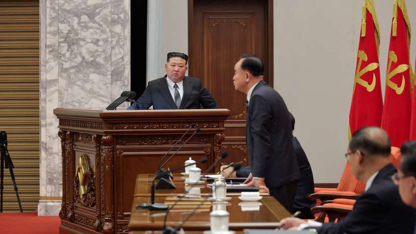 Meeting of the North Korean ruling party in Pyongyang