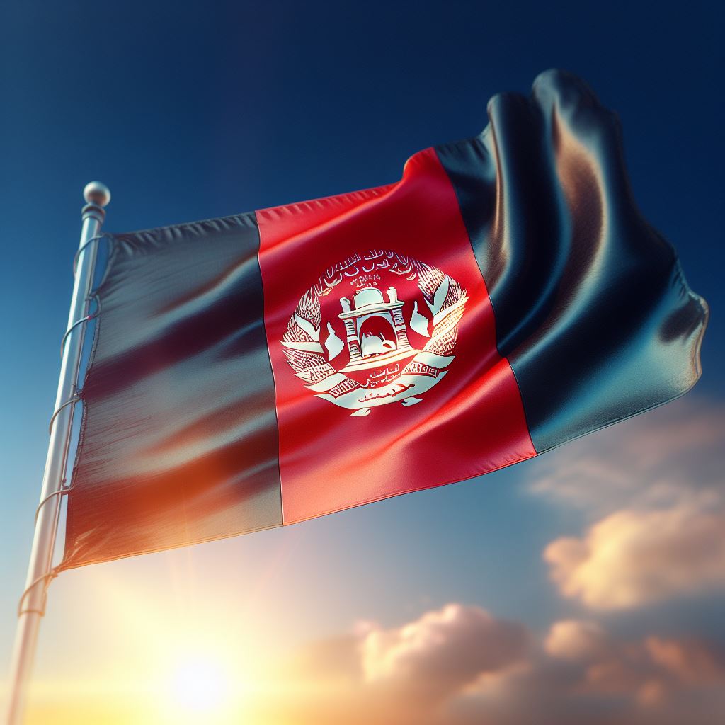 AI image of the Afghanistan flag