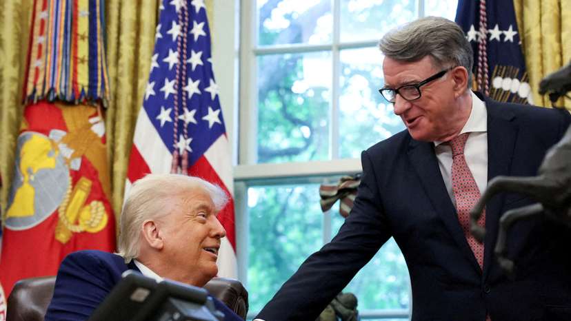 FILE PHOTO: U.S. President Trump announces trade deal with the U.K. at the White House in Washington