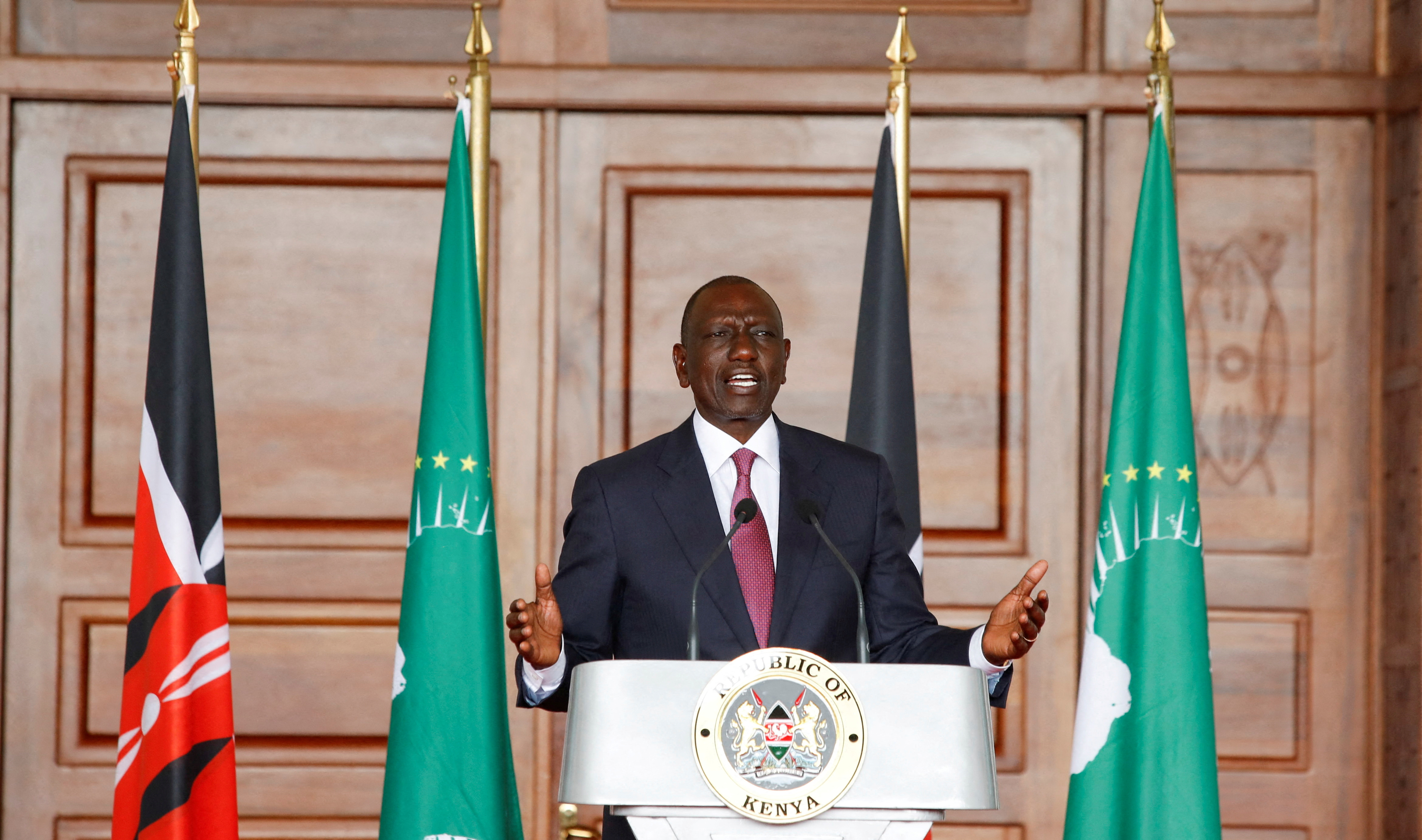FILE PHOTO: Kenya's President William Ruto to convene a a EAC summit over Congo situation