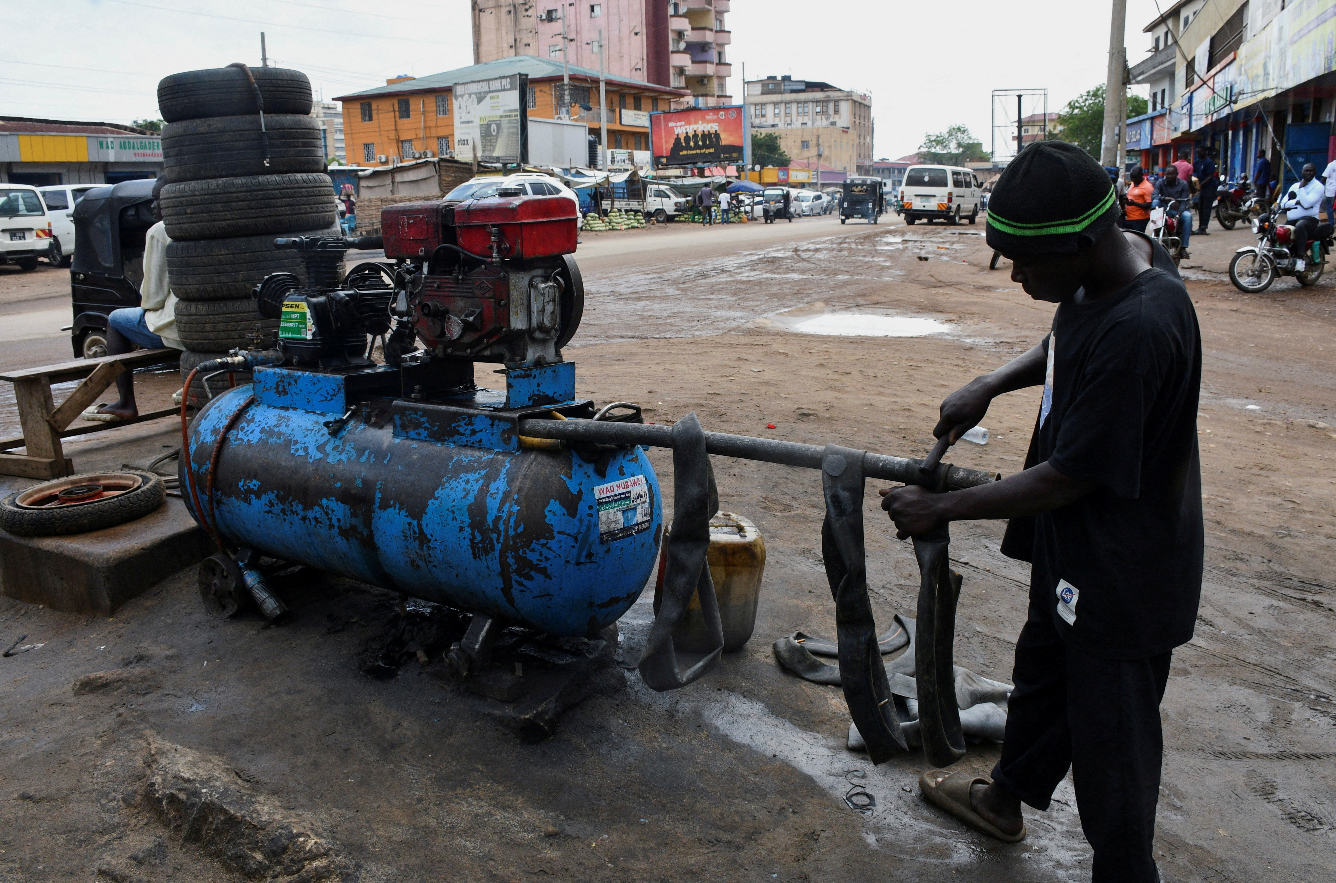 FILE PHOTO: Heavy gunfire erupts in South Sudan's capital, Juba