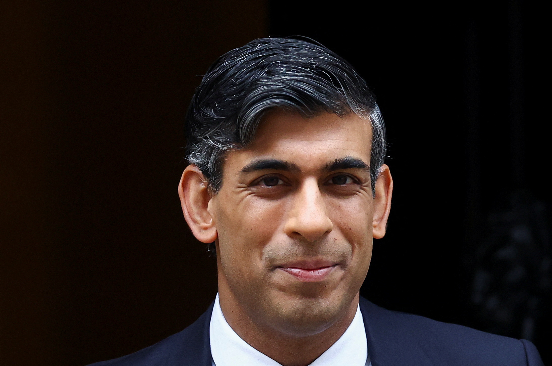 British Prime Minister Rishi Sunak leaves Downing Street to attend Prime Minister's Questions at the House of Commons in London