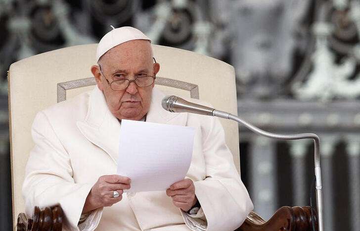 Pope Francis holds a weekly audience at the Vatican