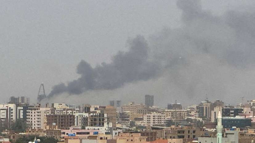 FILE PHOTO: Khartoum pictured during clashes between Sudanese army and paramilitary forces in September 2024