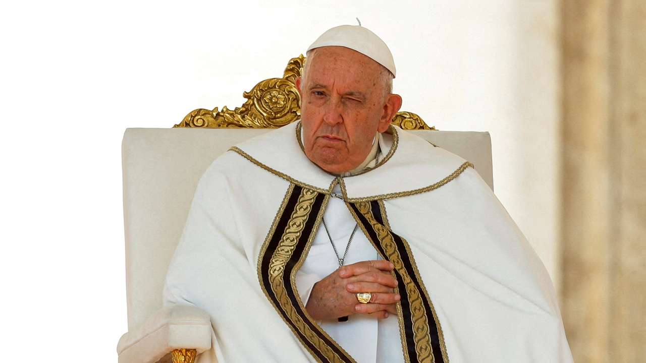 FILE: PHOTO: Pope Francis leads a consistory ceremony