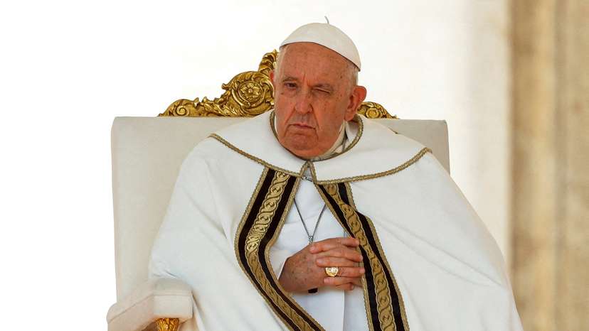 FILE: PHOTO: Pope Francis leads a consistory ceremony