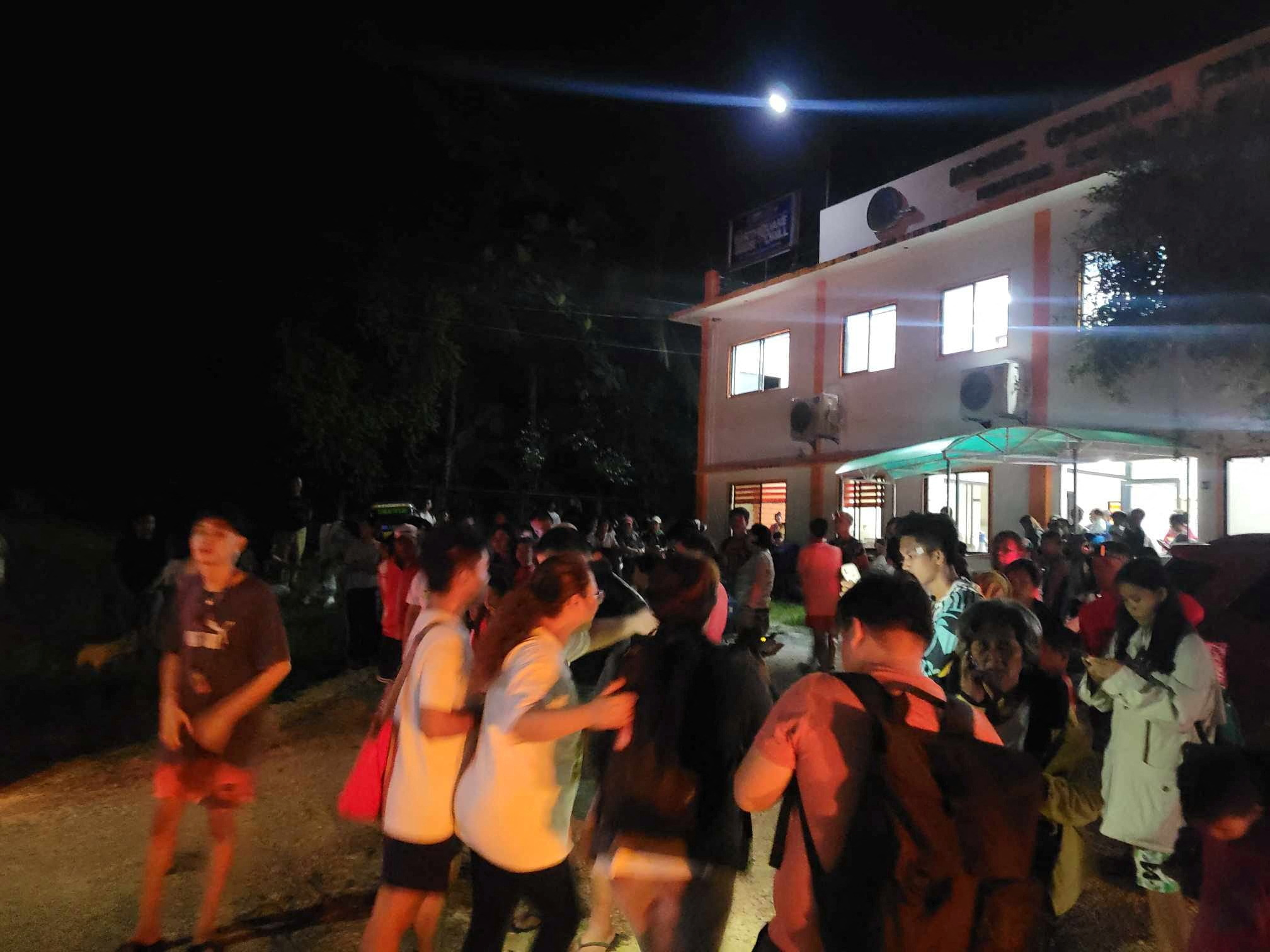 Aftermath of earthquake in Philippines