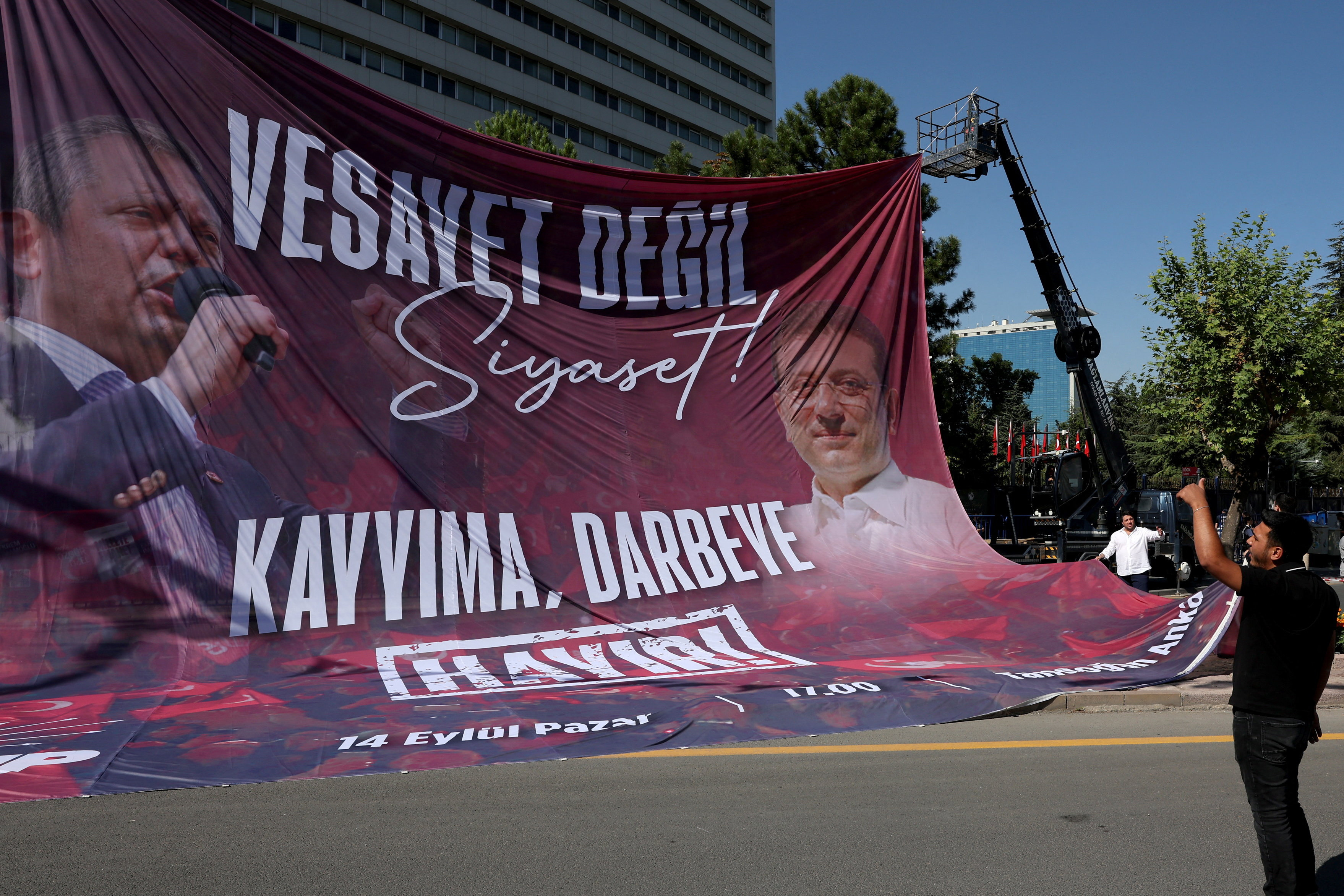 Main oppostion Republican People's Party (CHP) rally in Ankara