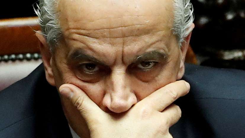 FILE PHOTO: Italian Interior Minister Matteo Piantedosi addresses lower house of Parliament, in Rome