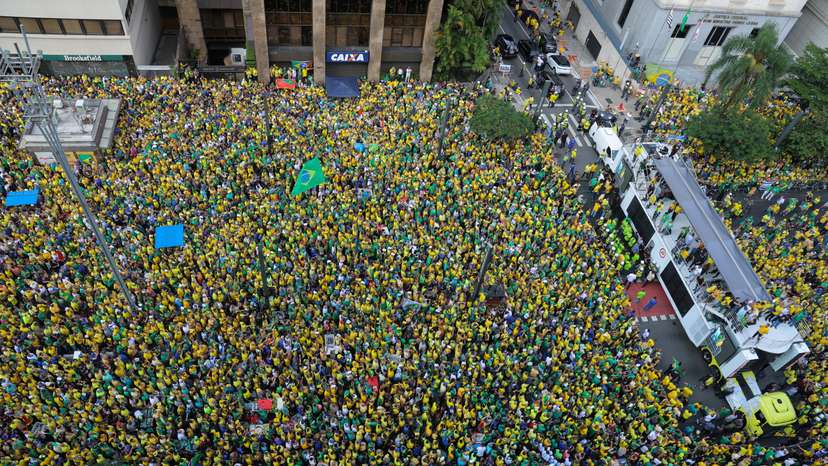 Brazil's former president Bolsonaro calls for a protest as police investigate him and his cabinet for allegedly plotting a coup after the 2022 election, in Sao Paulo