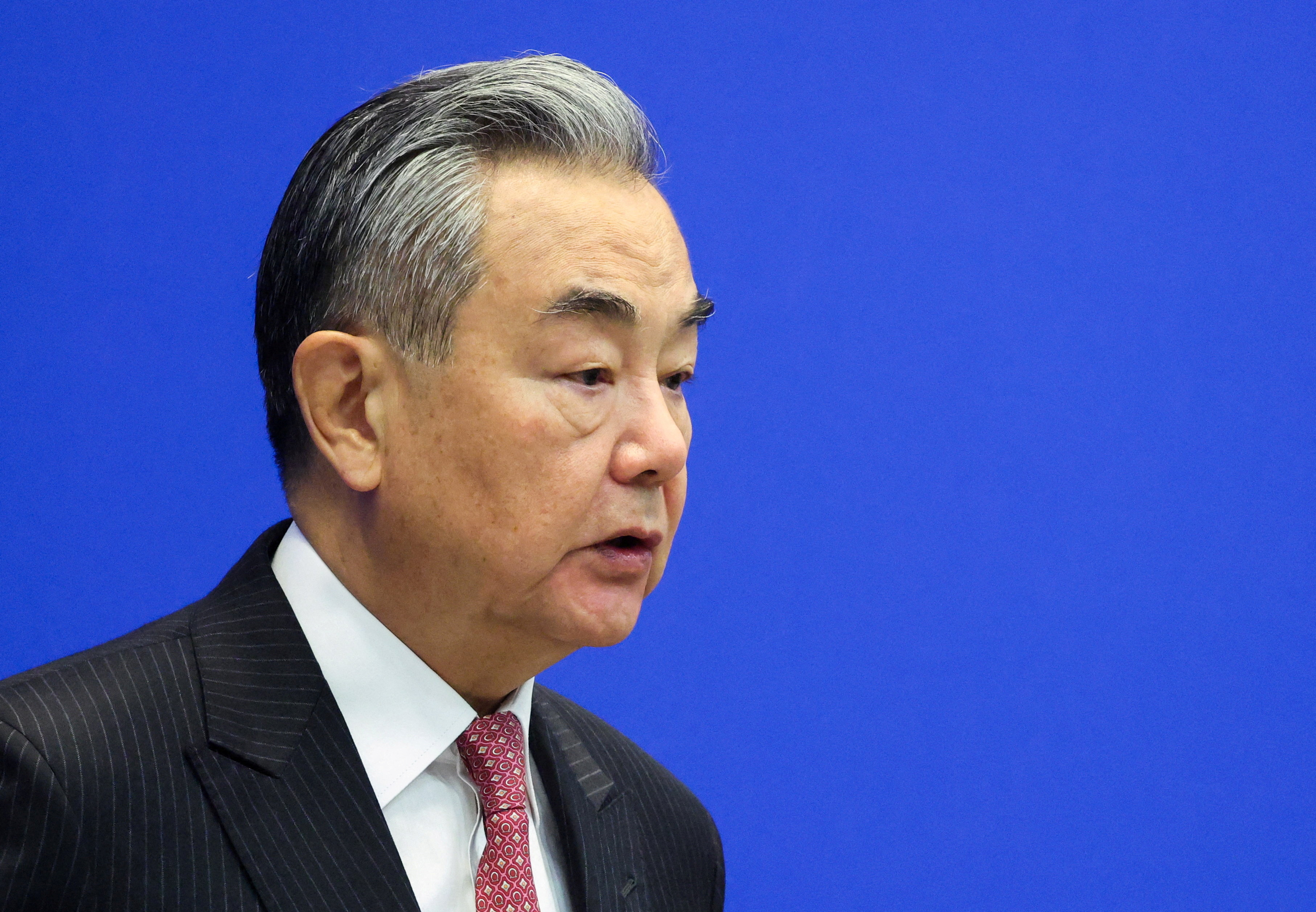 FILE PHOTO: Chinese foreign minister speaks at Lanting Forum in Beijing