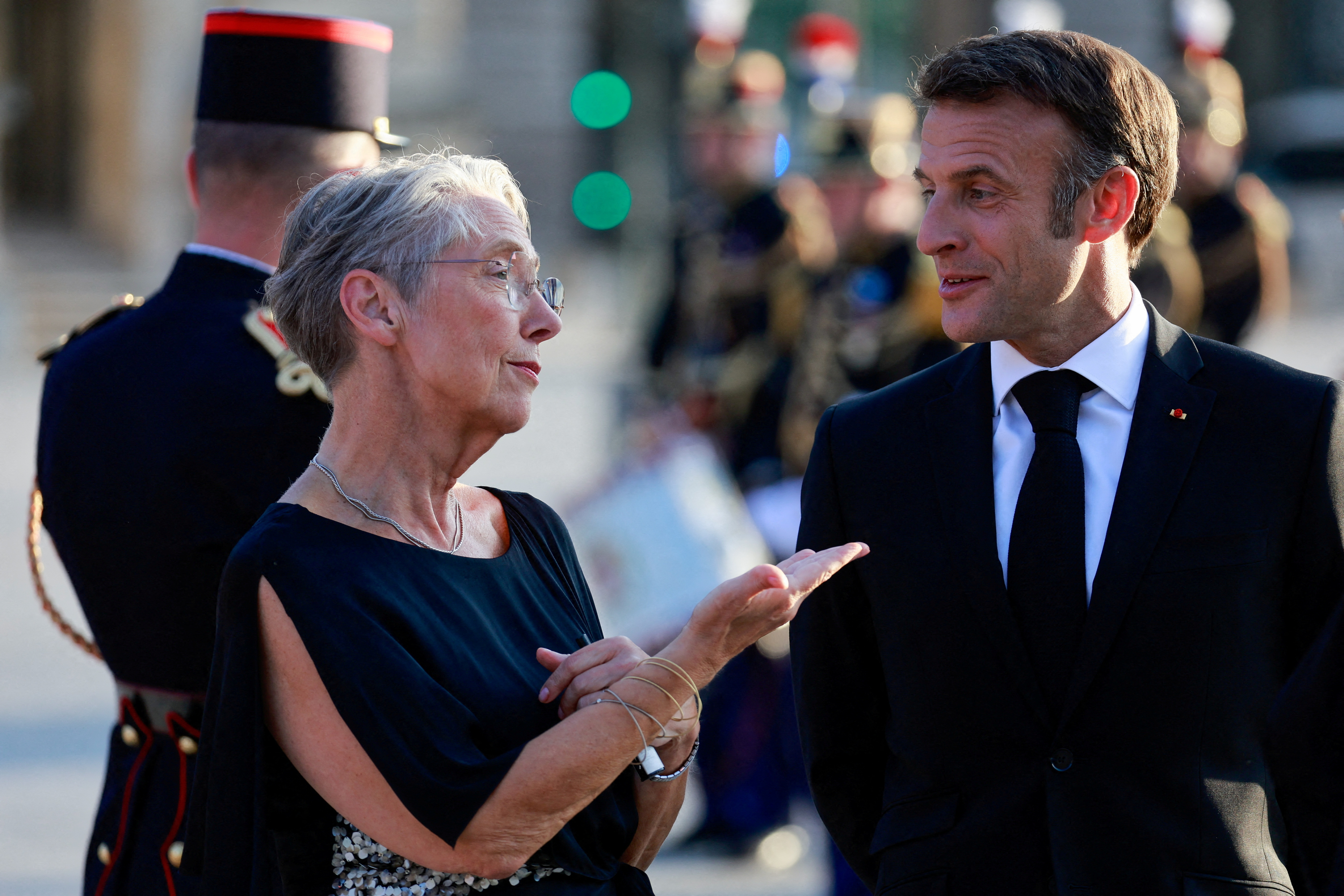 FILE PHOTO: Arrivals to a dinner held at the Louvre in Paris