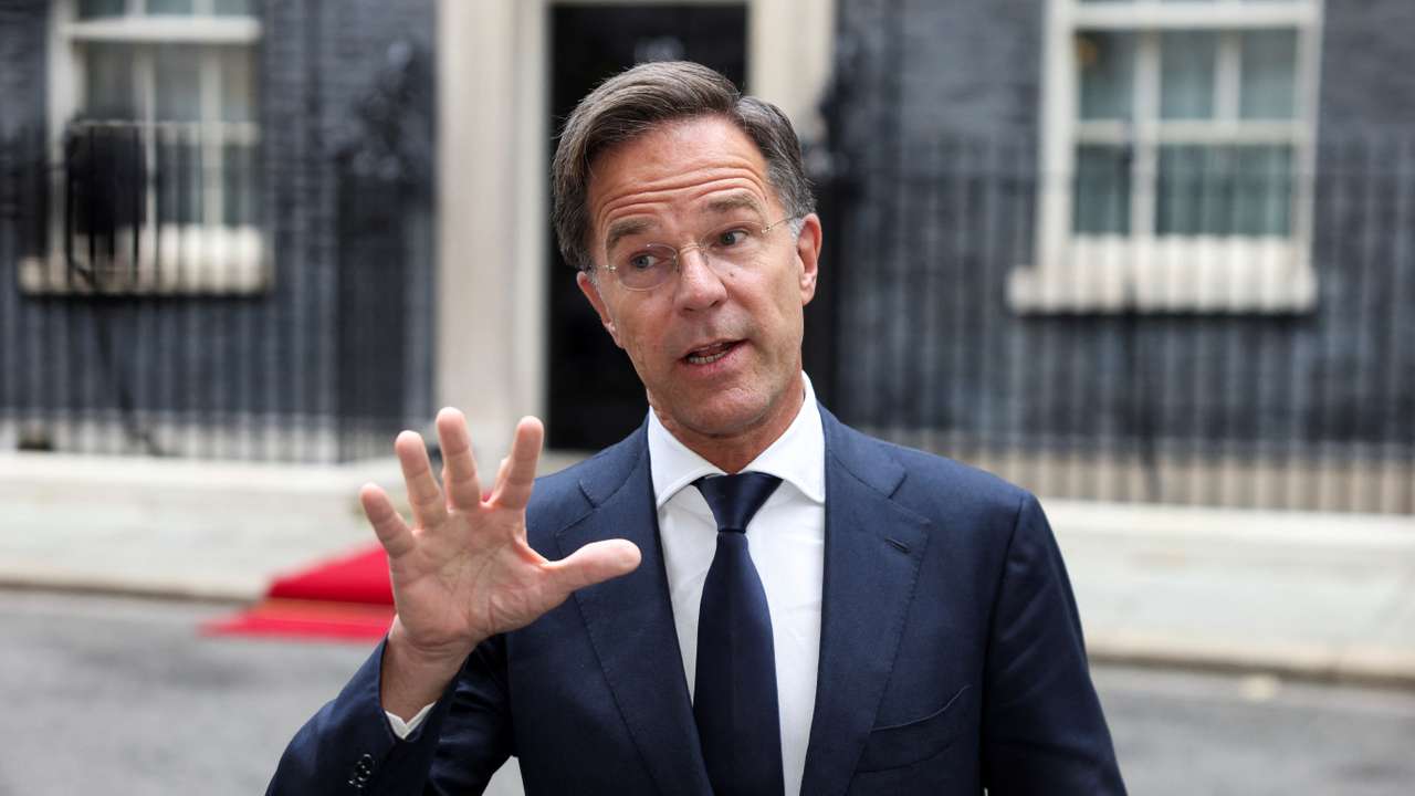 NATO Secretary General Rutte visits Downing Street