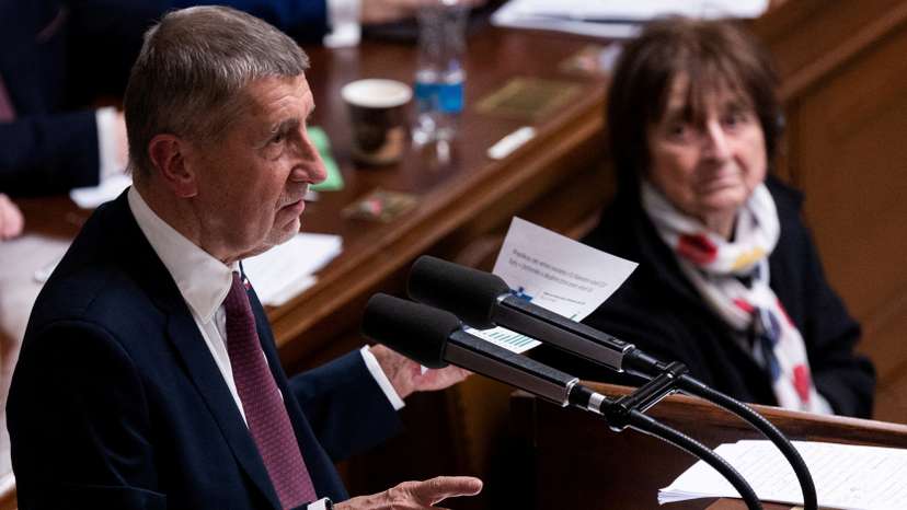 FILE PHOTO: Confidence vote in the parliament, in Prague