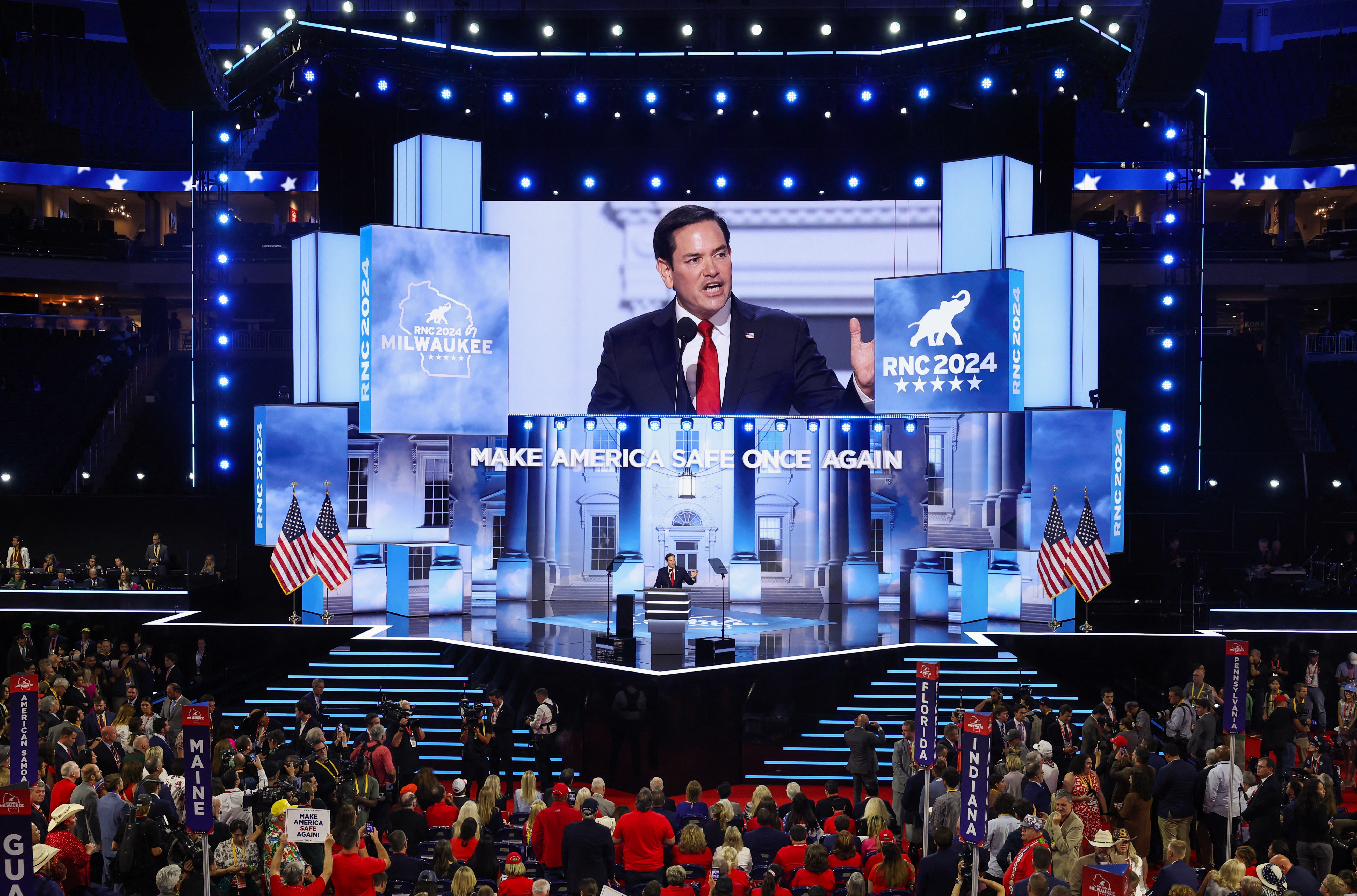 FILE PHOTO: Day 2 of the Republican National Convention in Milwaukee, Wisconsin