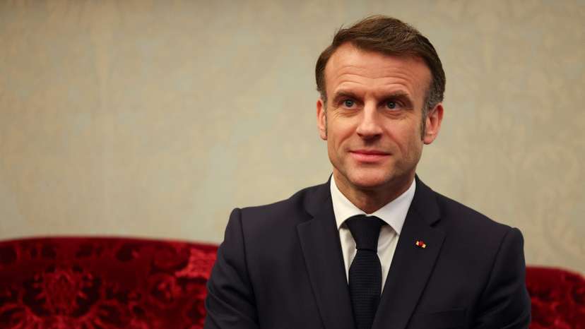 French President Emmanuel Macron visits Lisbon