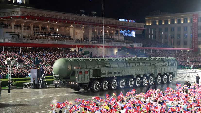 Military parade celebrating the 80th anniversary of the founding of the ruling Workers' Party of Korea (WPK), in Pyongyang