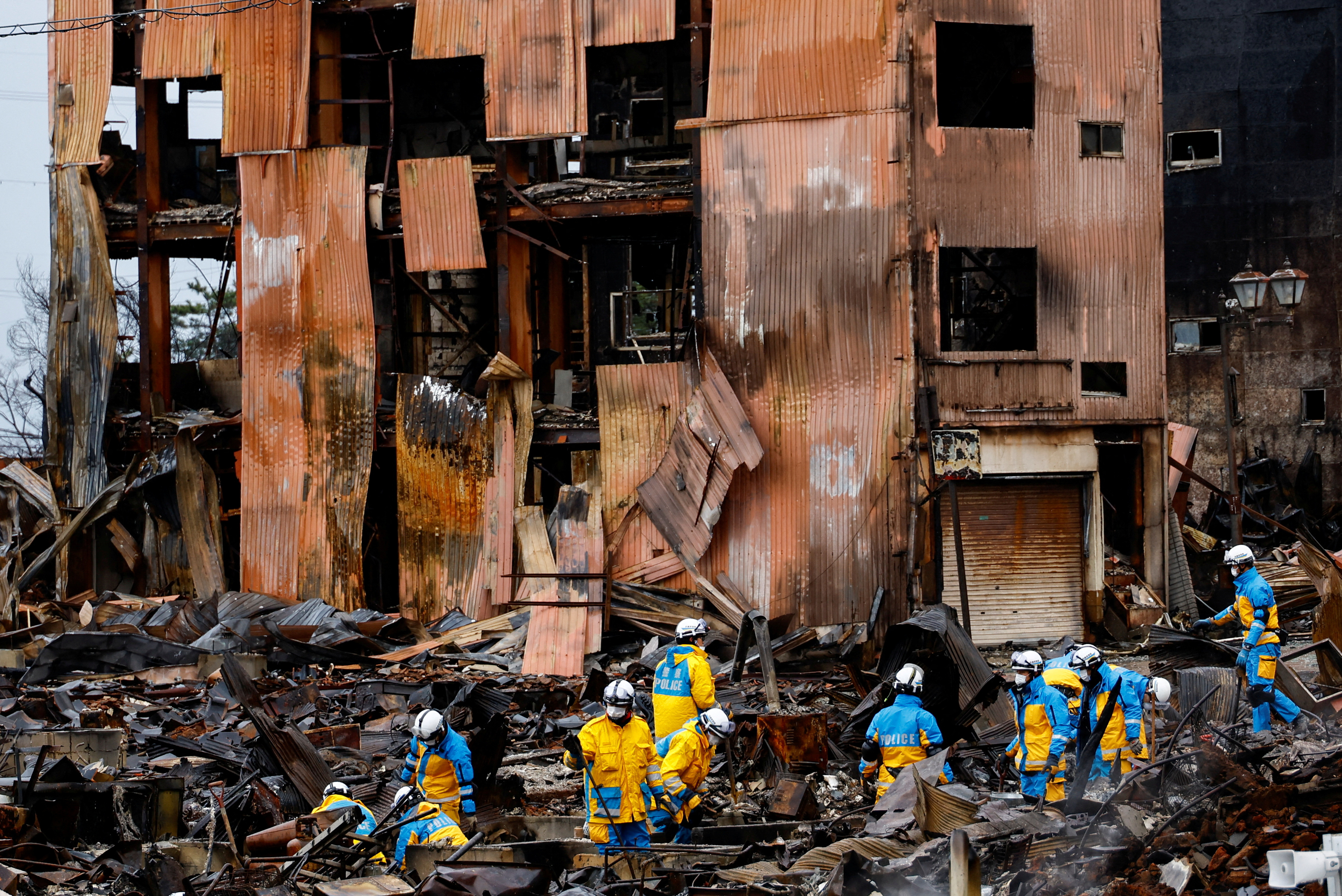 FILE PHOTO: Aftermath of an earthquake, in Wajima