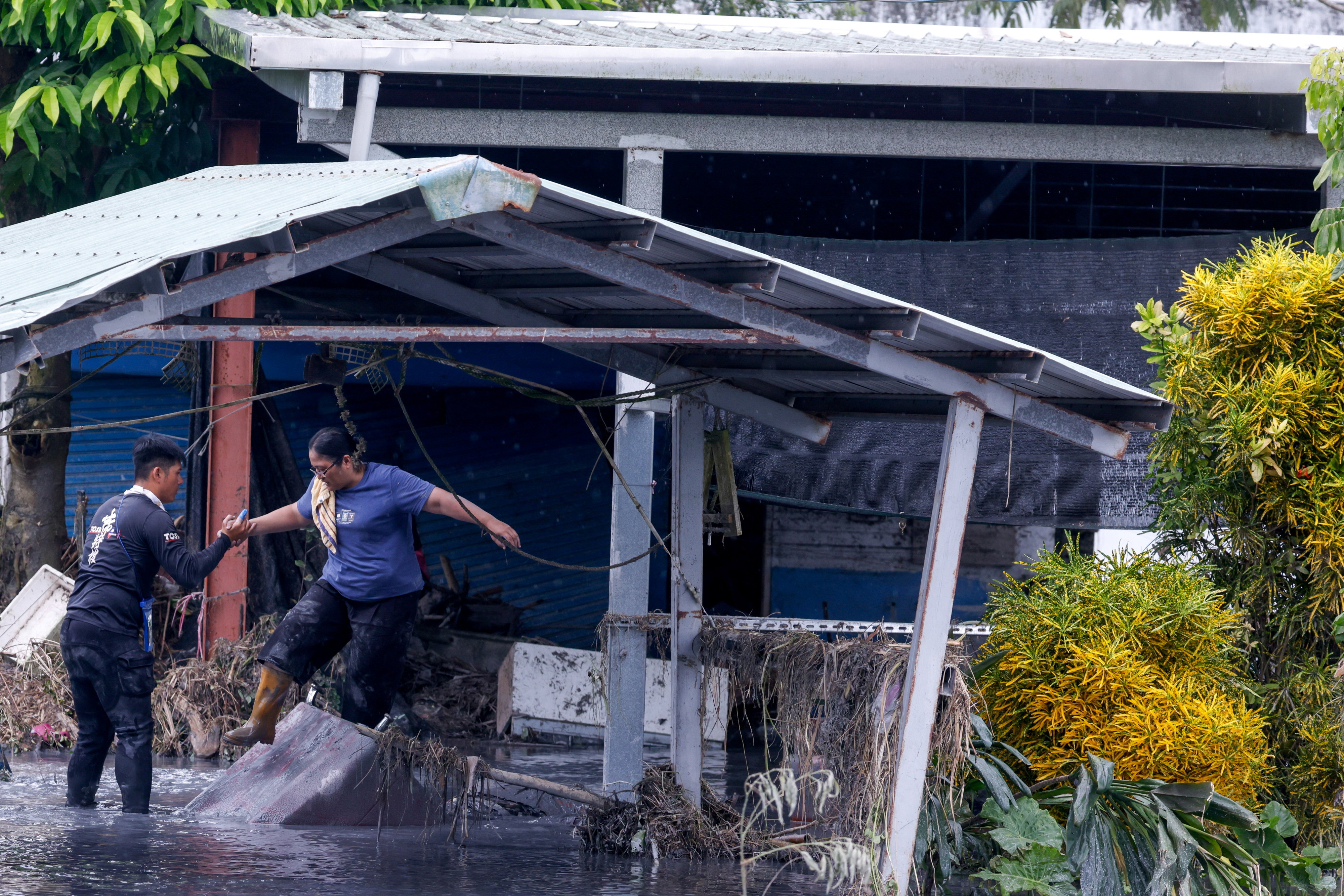 Aftermath of Super Typhoon Ragasa in Hualien
