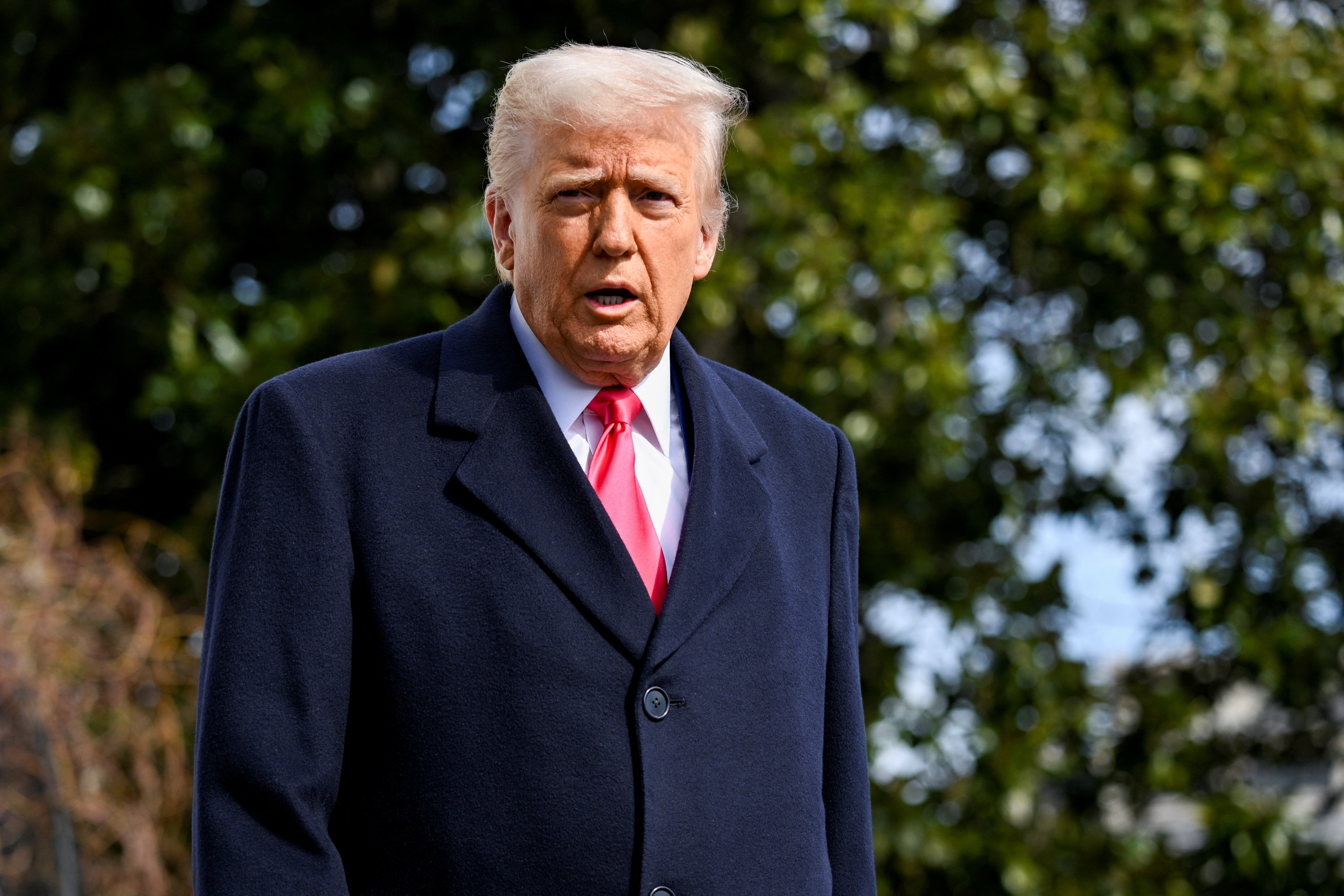 U.S. President Donald Trump departs for the Conservative Political Action Conference (CPAC), in Washington D.C.