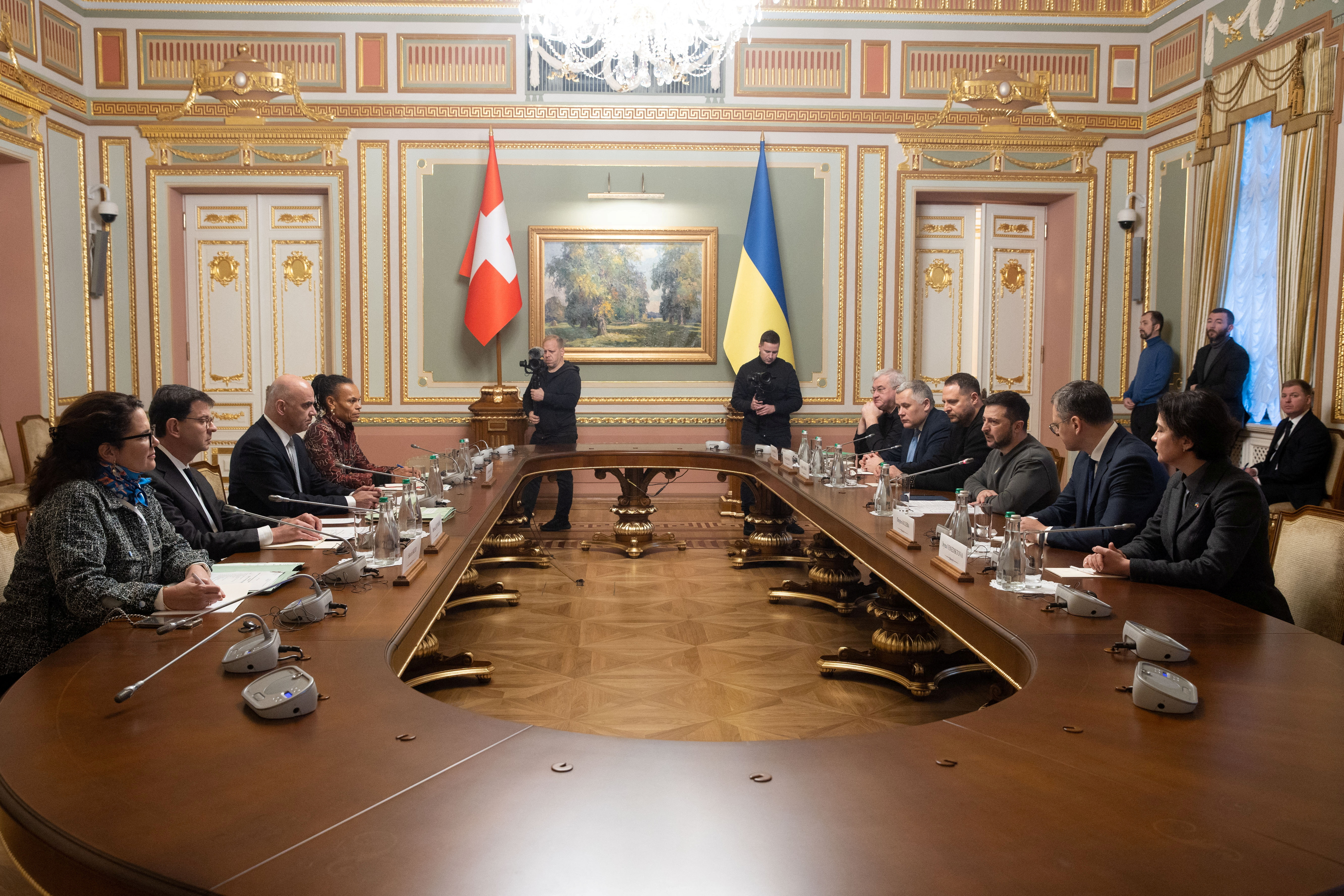 Swiss President Berset visits Kyiv