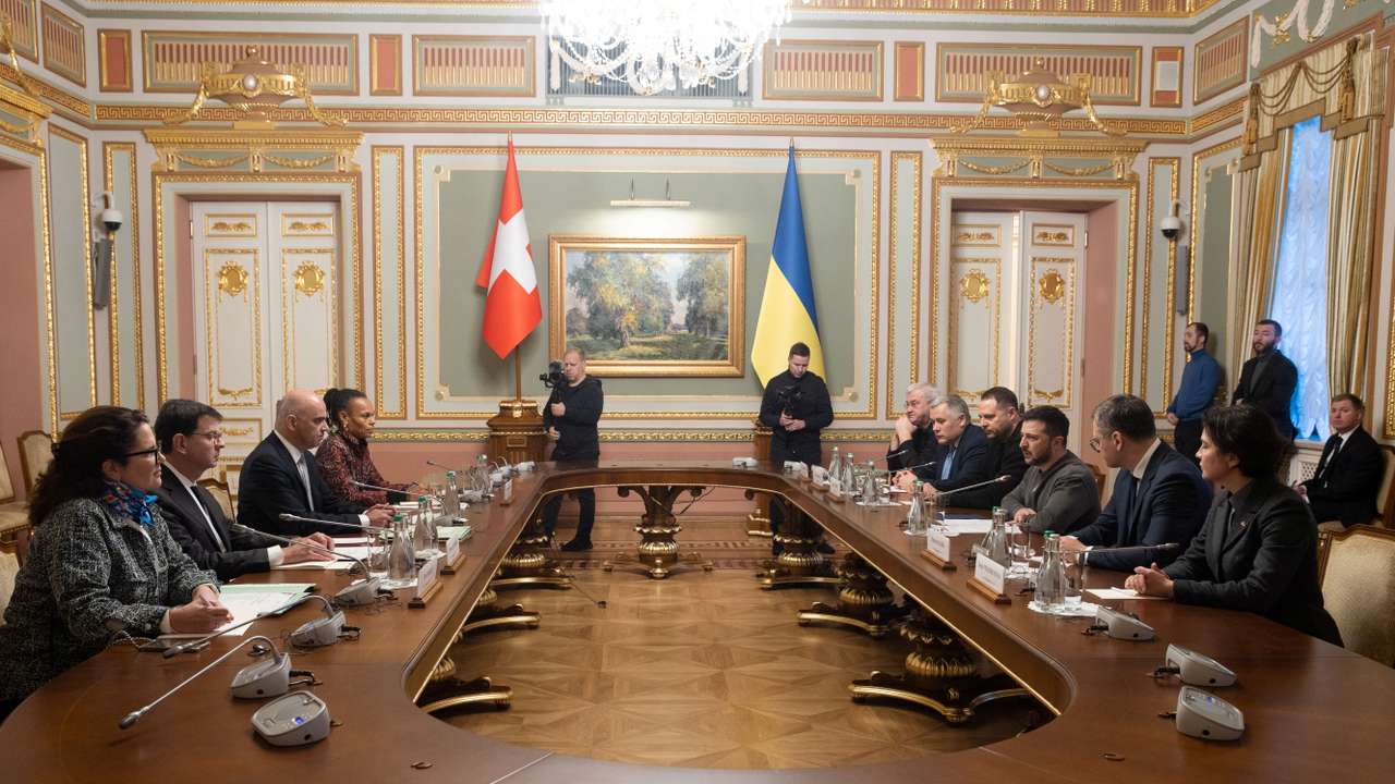 Swiss President Berset visits Kyiv