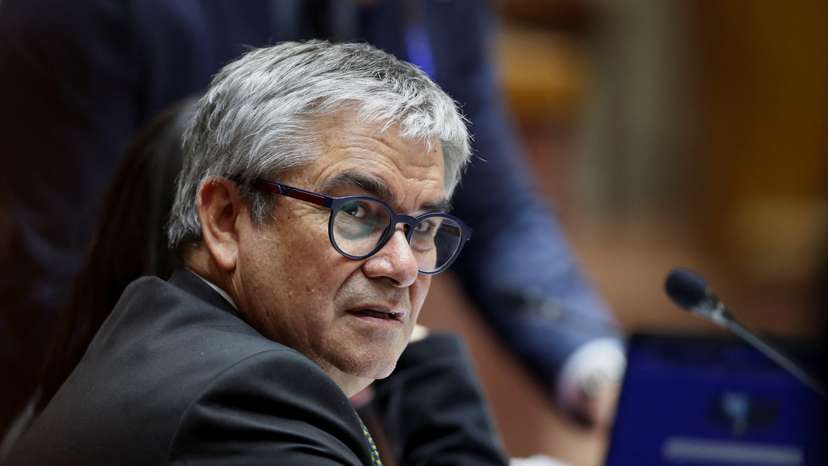 Chile's Finance Minister Mario Marcel looks on at the Chilean congress in Valparaiso