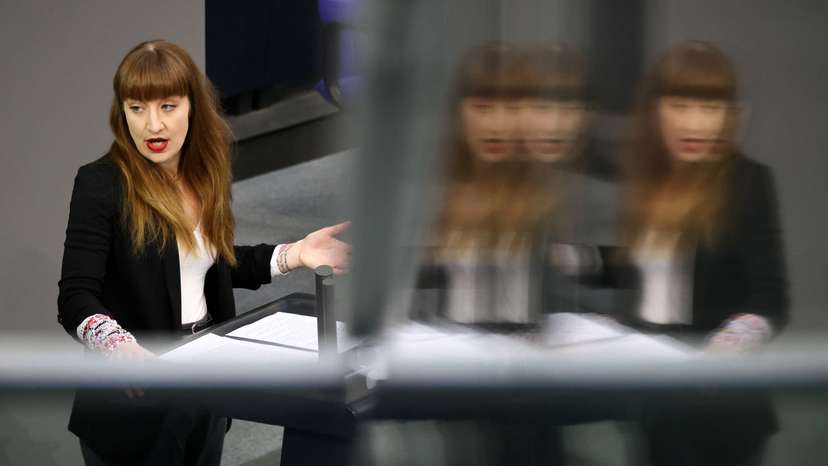 Session of German lower house of parliament Bundestag ahead of the general election, in Berlin