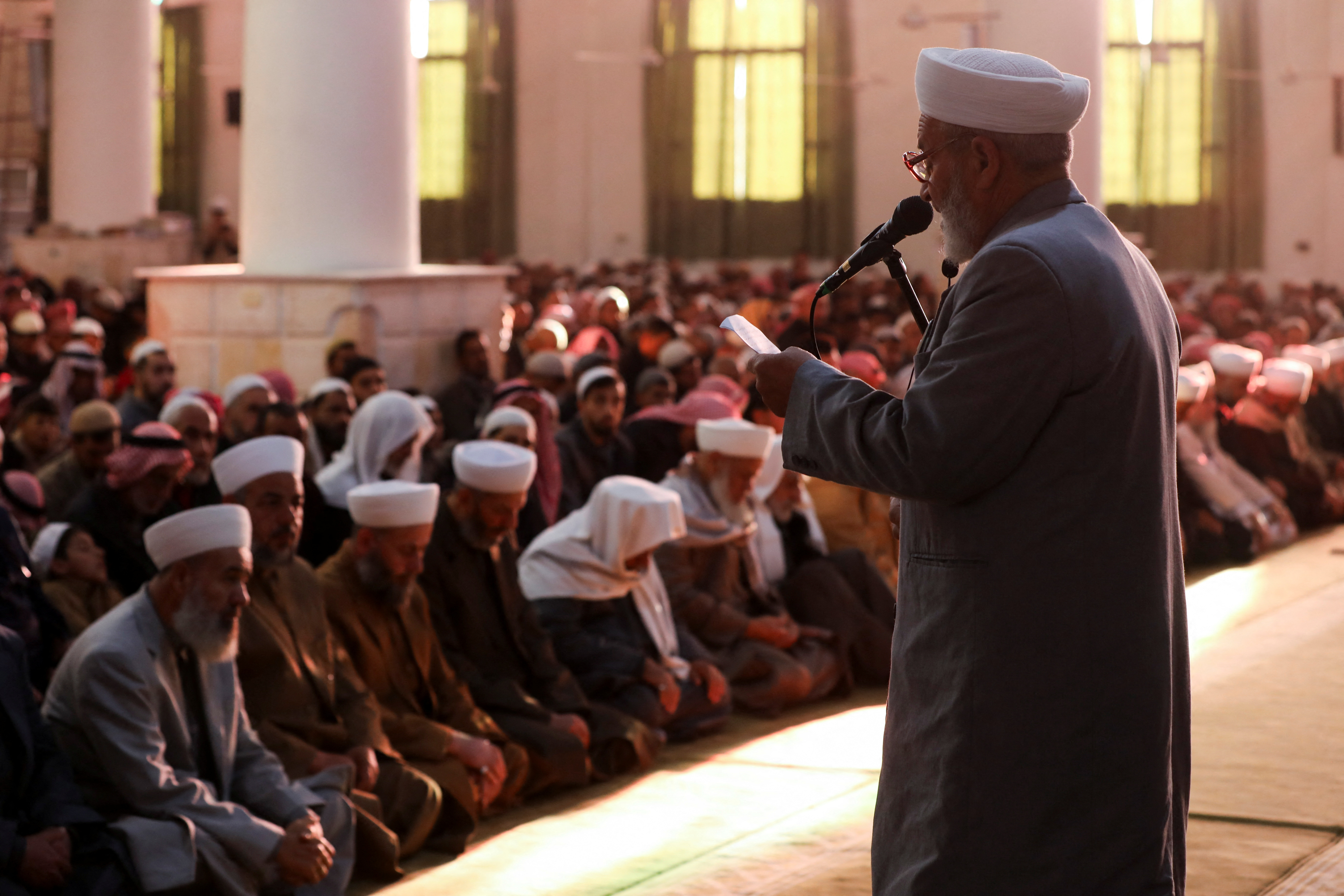 Muslims in Syria attend Fitr Eid prayer in Hasakah
