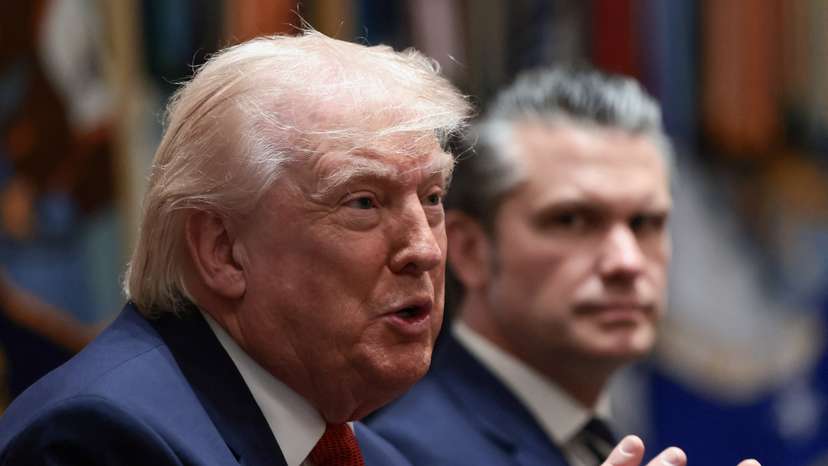 U.S. President Donald Trump holds a cabinet meeting at the White House in Washington