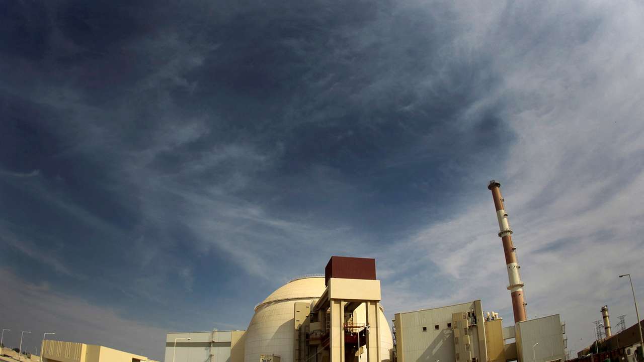 FILE PHOTO: General view of Bushehr nuclear power plant, 1,200 km south of Tehran