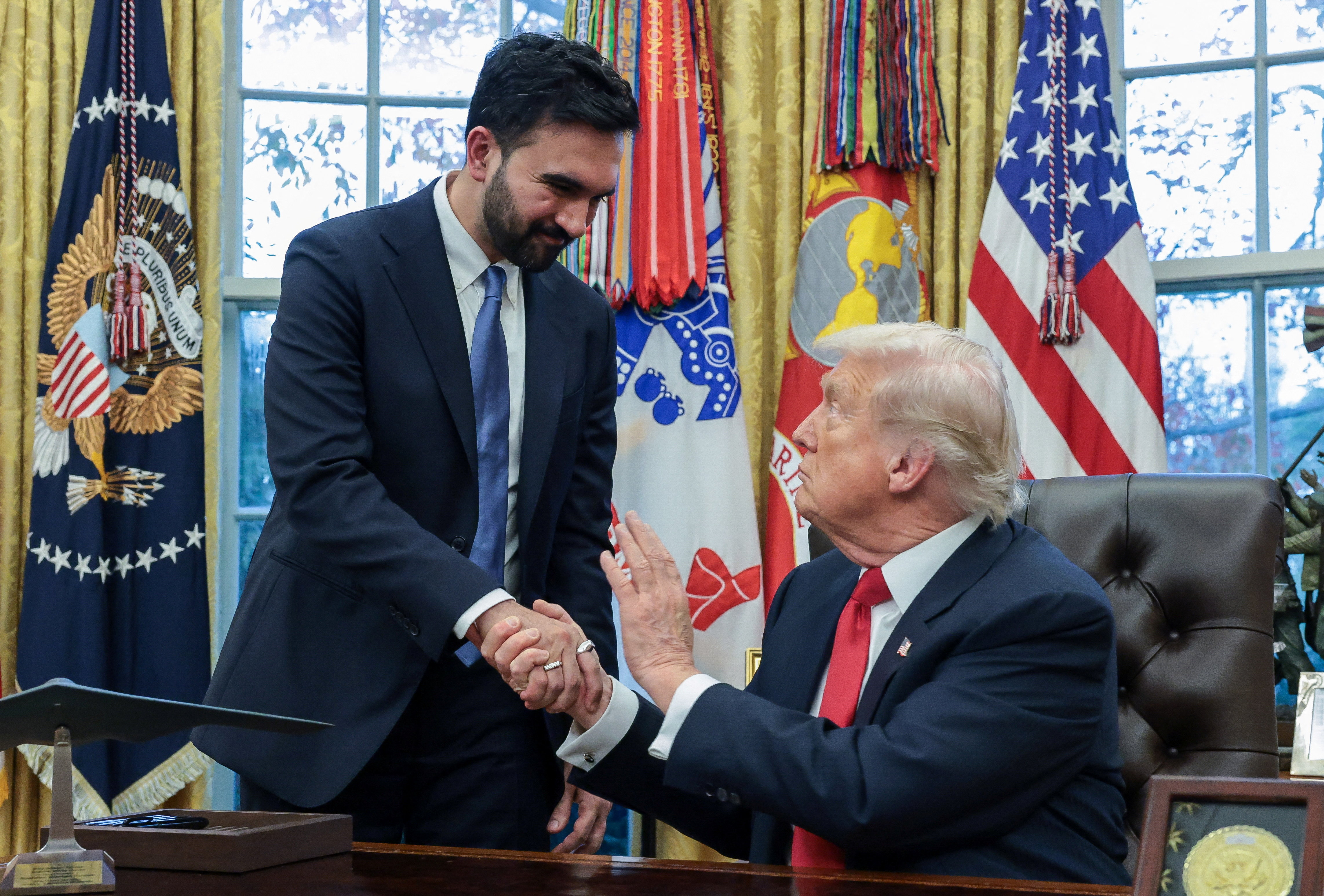 U.S. President Trump meets New York City Mayor-elect Mamdani at the White House