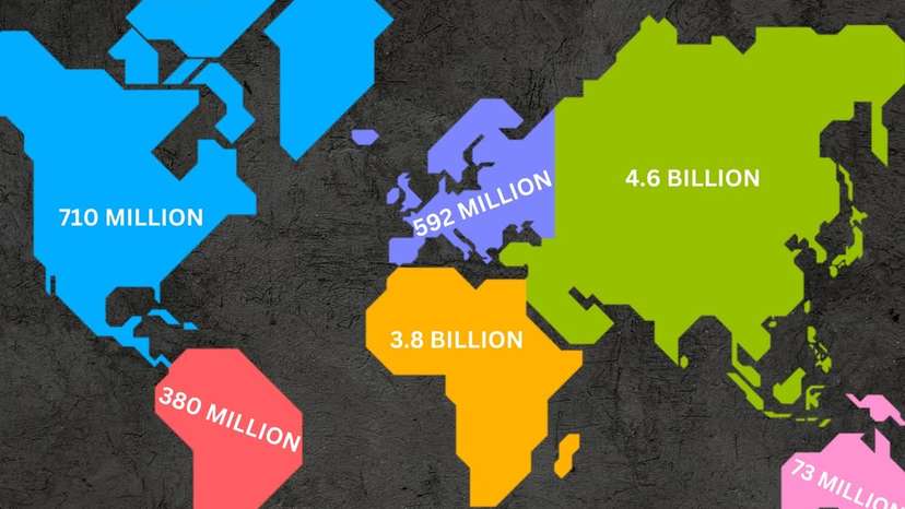 Here is what the world’s population map could look like in 2100
