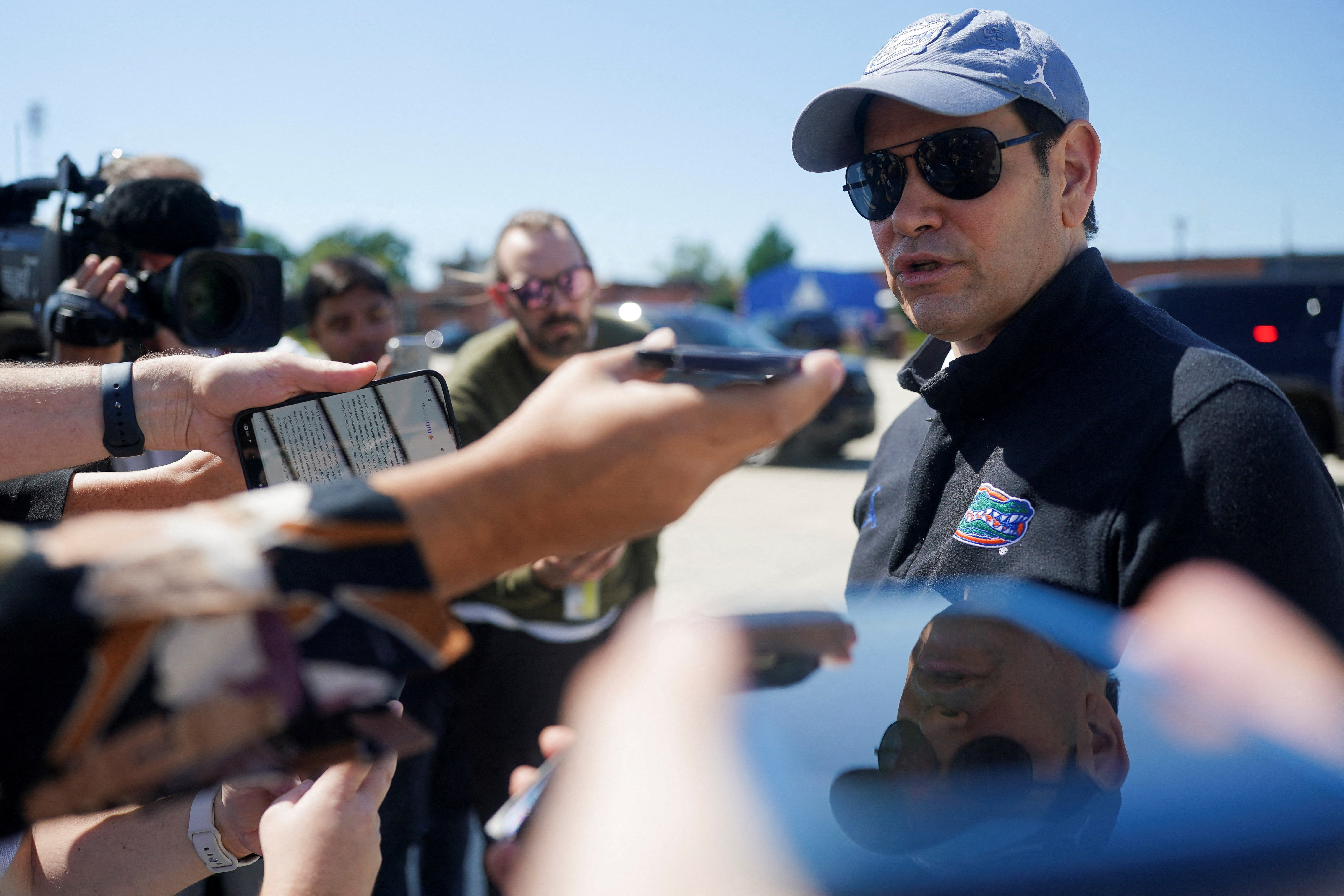 U.S. Secretary of State Rubio departs for Israel at Joint Base Andrews