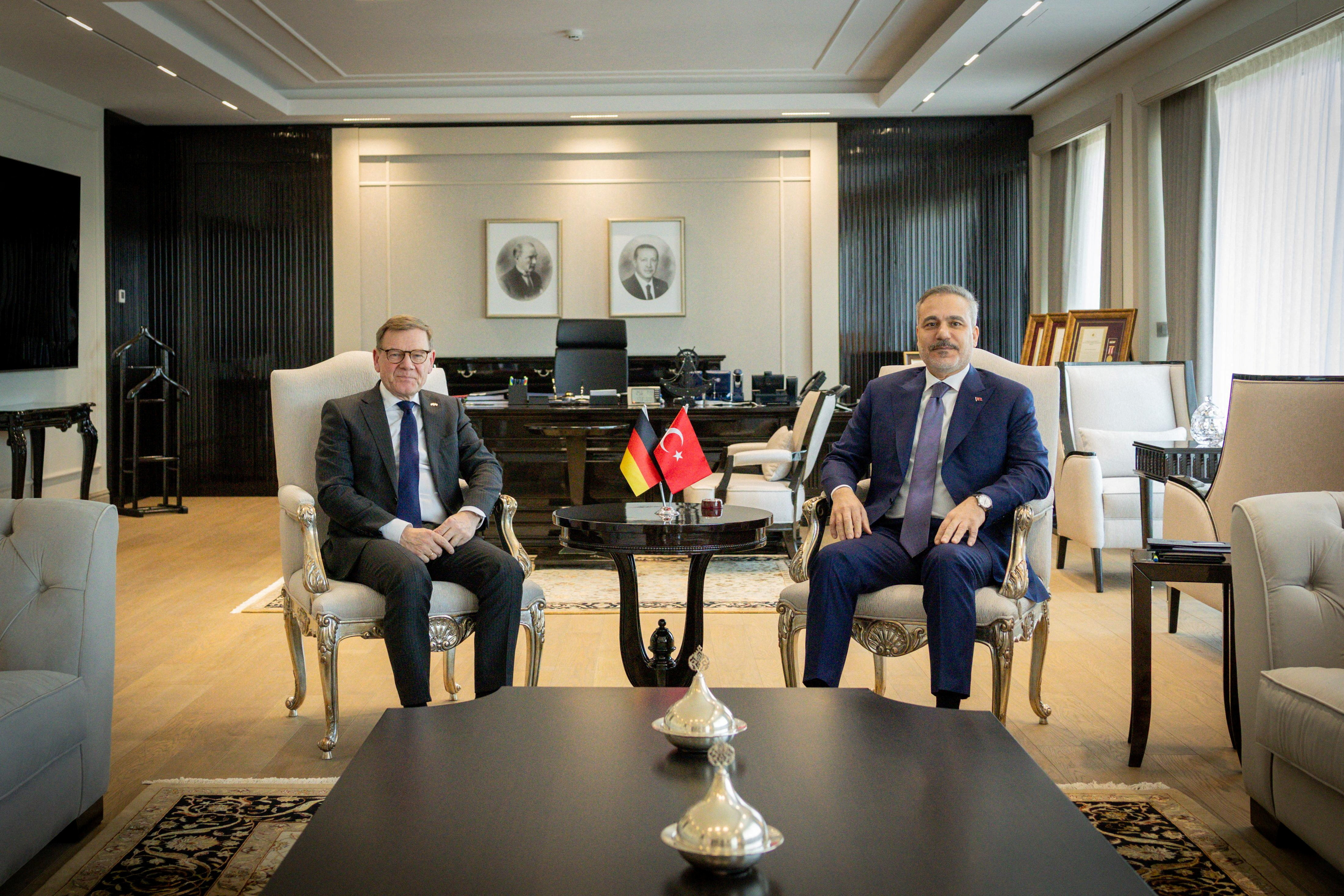 Germany's Foreign Minister Johann Wadephul visits Ankara