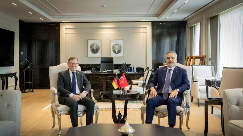 Germany's Foreign Minister Johann Wadephul visits Ankara