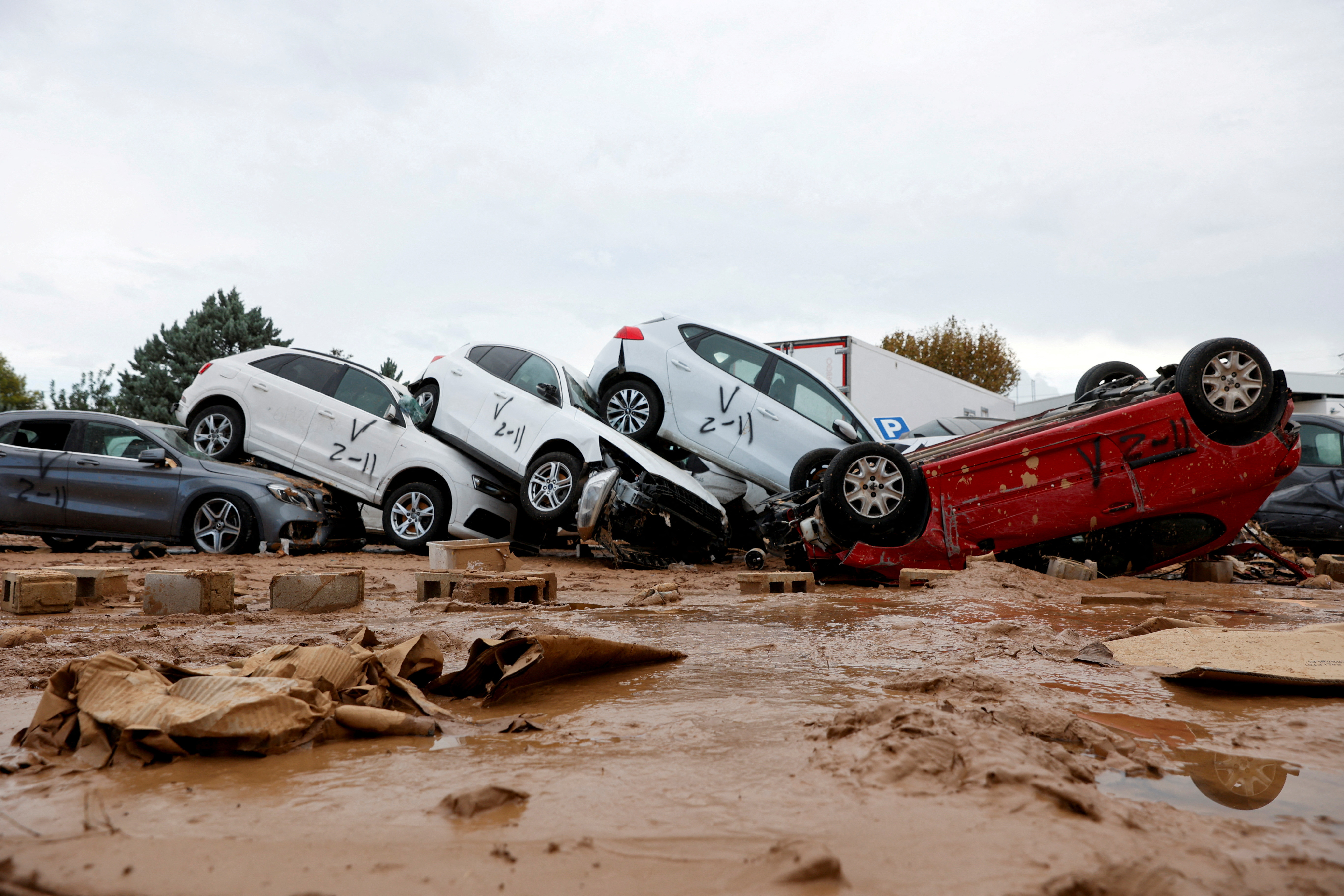 Aftermath of floods in Spain