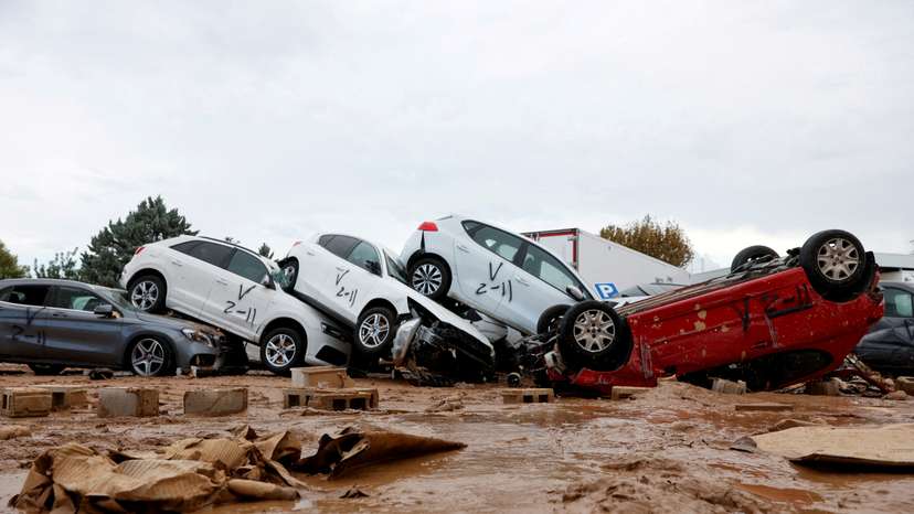 Aftermath of floods in Spain