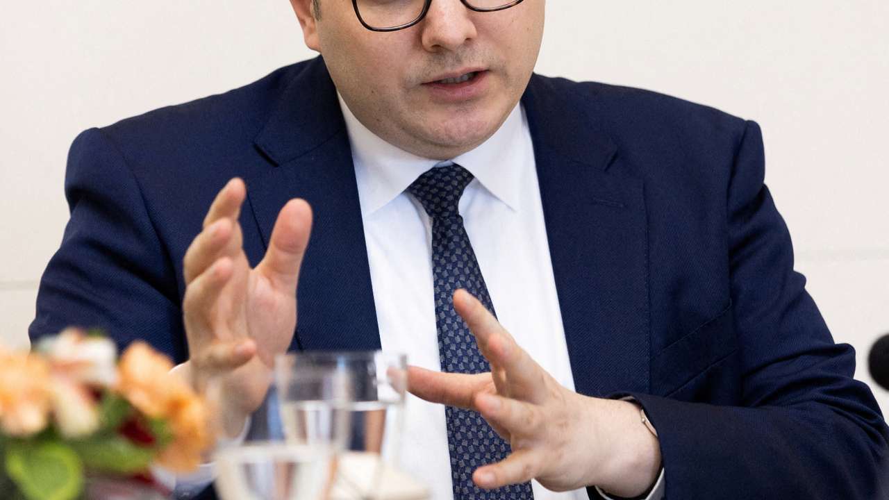 FILE PHOTO: Jan Lipavsky attends an interview in Prague
